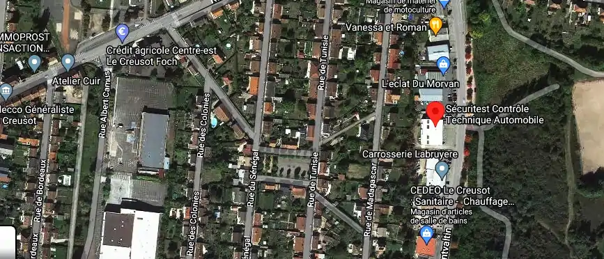 Prix contrôle technique à Le Creusot