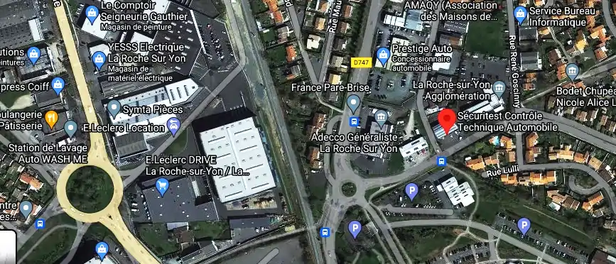 Prix contrôle technique à La Roche-sur-Yon