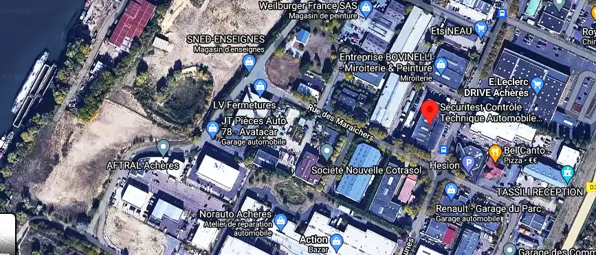 Prix contrôle technique à Achères