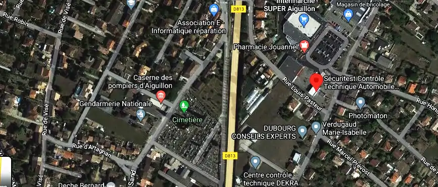 Prix contrôle technique à Aiguillon