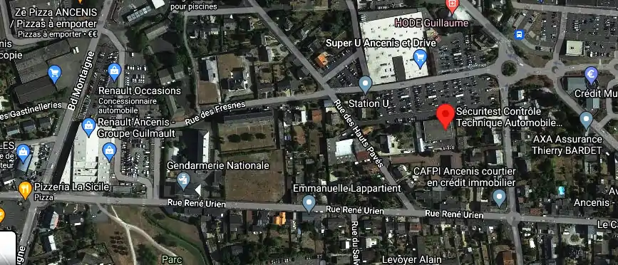 Prix contrôle technique à ANCENIS