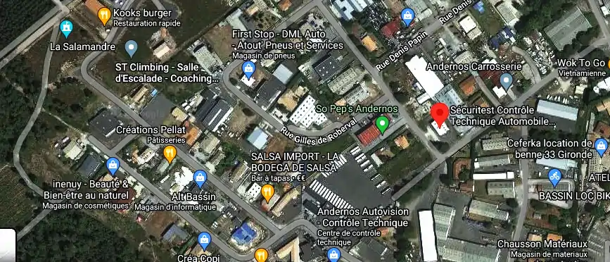 Prix contrôle technique à Andernos-les-Bains