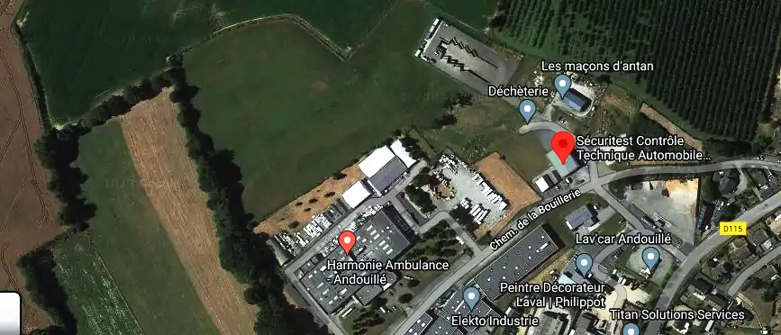 Prix contrôle technique à Andouillé