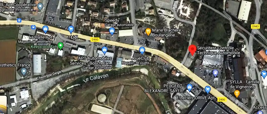 Prix contrôle technique à Apt