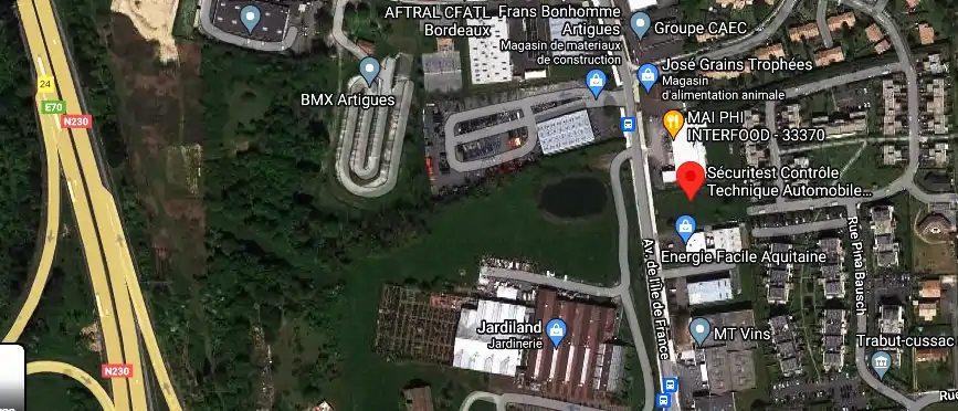 Prix contrôle technique à Artigues-près-Bordeaux