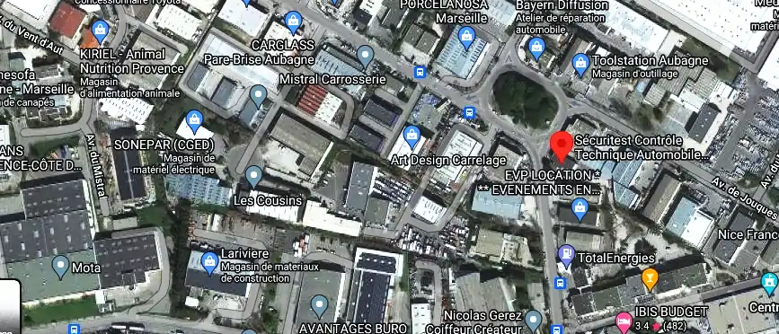 Prix contrôle technique à Aubagne