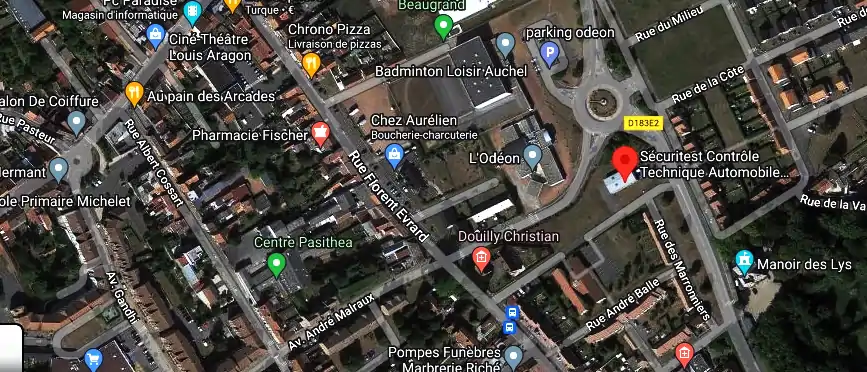 Prix contrôle technique à Auchel