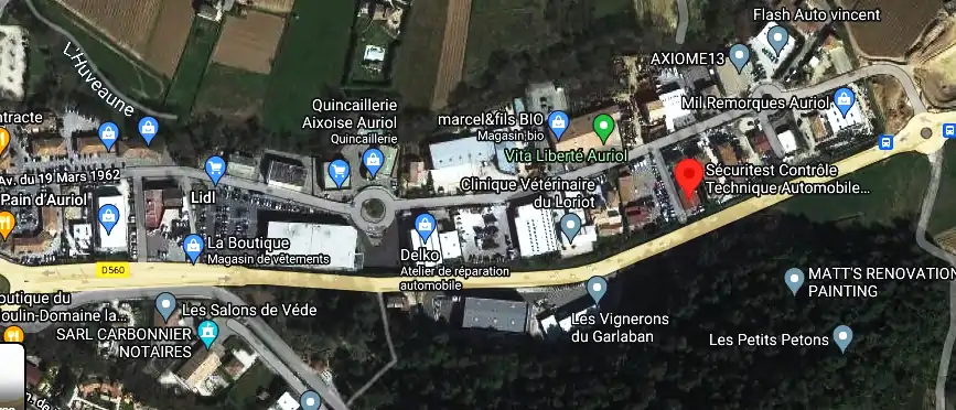 Prix contrôle technique à Auriol