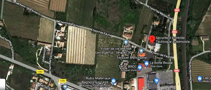 Sécuritest Contrôle Technique Automobile BAGNOLS SUR CEZE à Bagnols-sur-Cèze