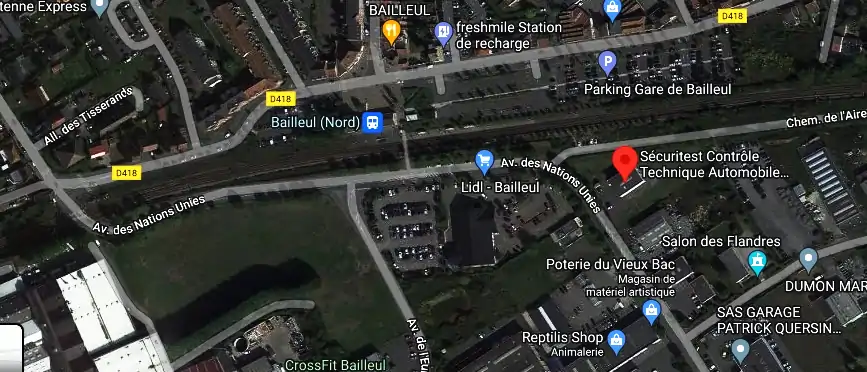 Prix contrôle technique à Bailleul