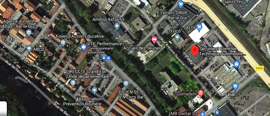 Prix contrôle technique à Bar-le-Duc