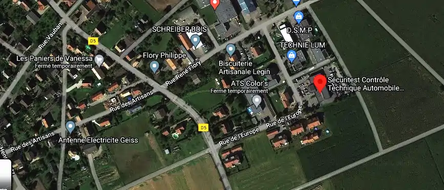 Prix contrôle technique à Bergholtz