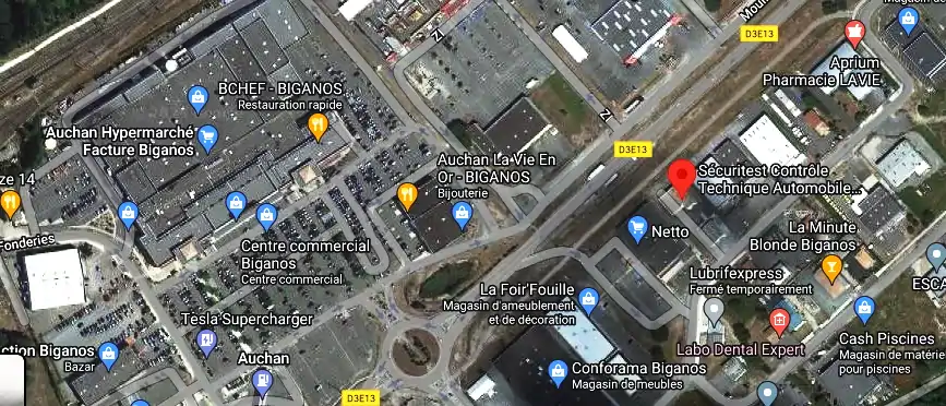 Prix contrôle technique à Biganos