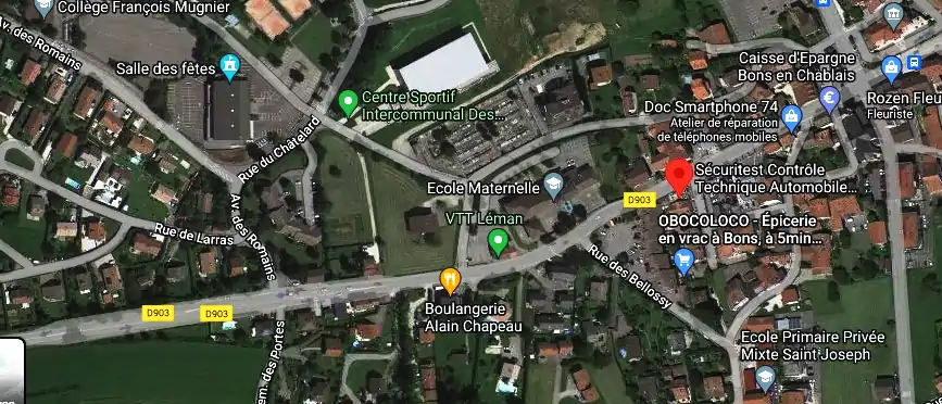 Prix contrôle technique à Bons-en-Chablais