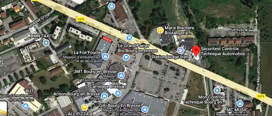 Prix contrôle technique à Bourg-en-Bresse