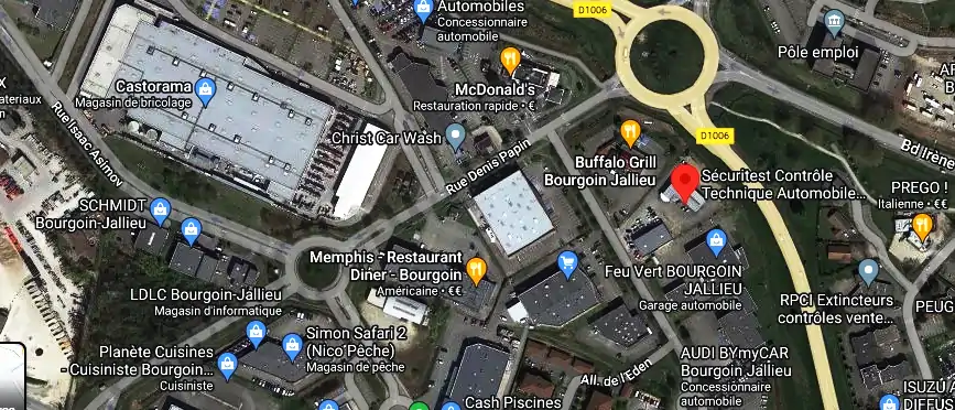 Prix contrôle technique à Bourgoin-Jallieu