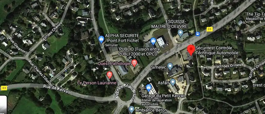 Prix contrôle technique à Brest