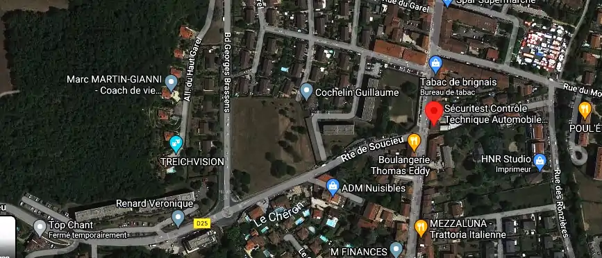 Prix contrôle technique à Brignais