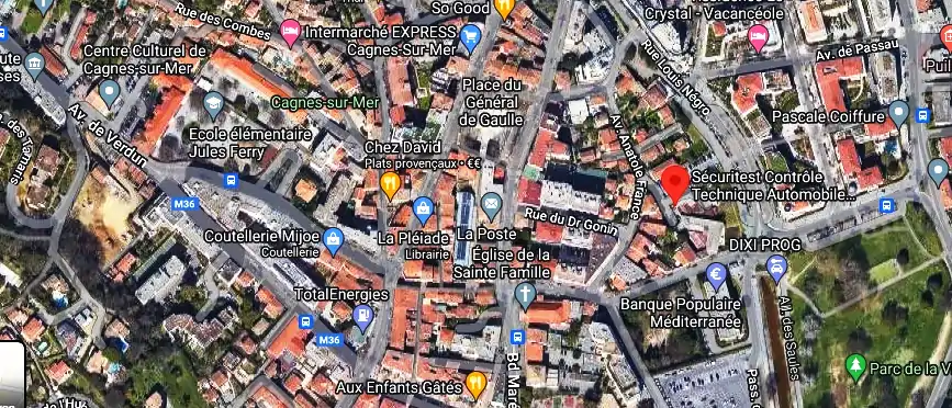 Prix contrôle technique à Cagnes-sur-Mer