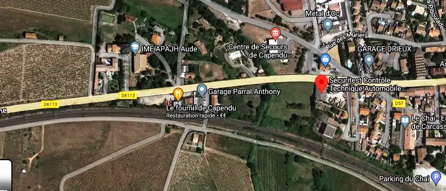 Prix contrôle technique à Capendu