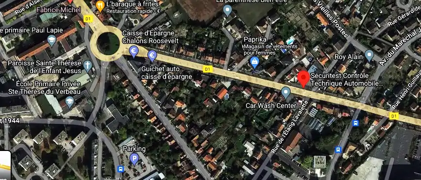 Prix contrôle technique à Châlons-en-Champagne