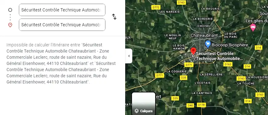 Prix contrôle technique à Châteaubriant