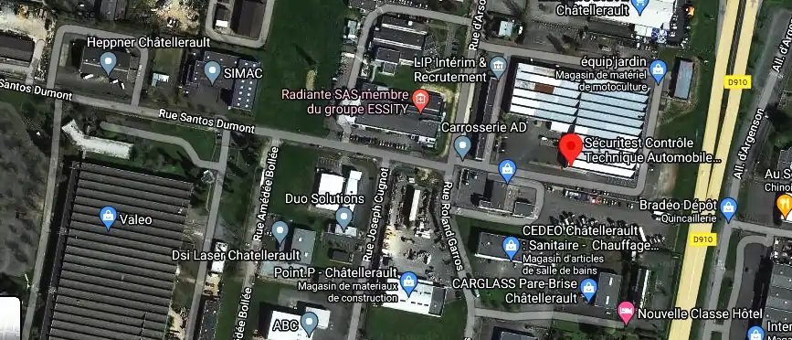 Prix contrôle technique à Châtellerault