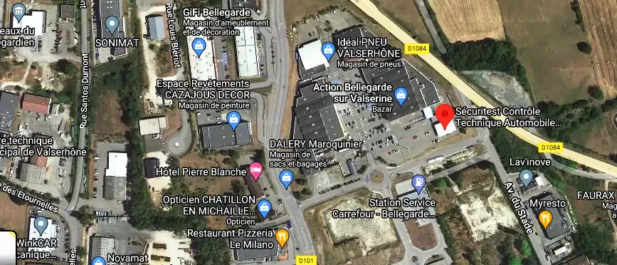 Sécuritest Contrôle Technique Automobile CHATILLON EN MICHAILLE à Valserhône