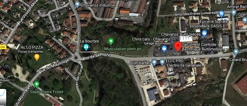 Prix contrôle technique à Chavanoz