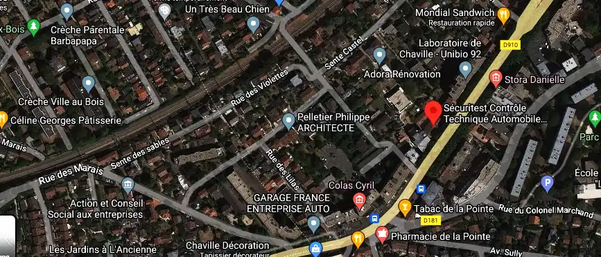 Prix contrôle technique à Chaville