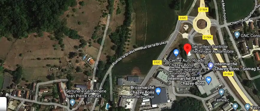 Prix contrôle technique à Chazey-Bons