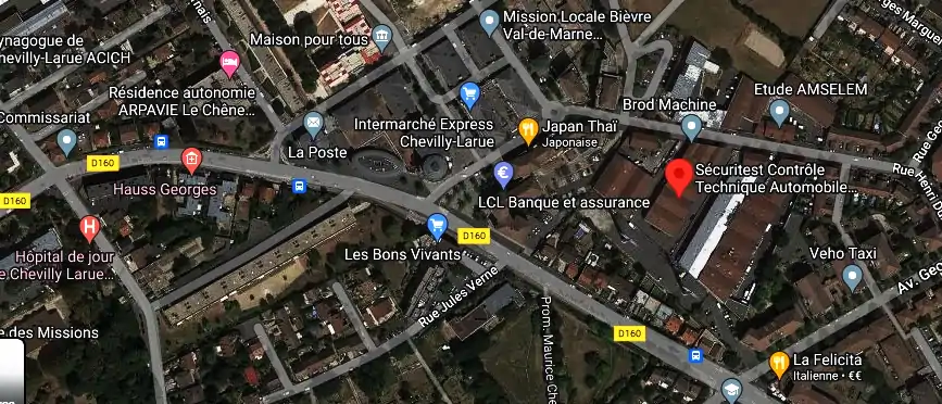 Prix contrôle technique à Chevilly-Larue