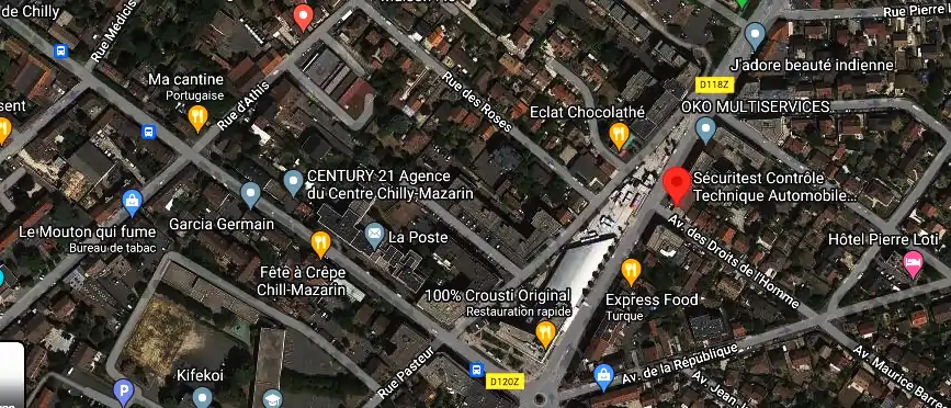 Prix contrôle technique à Chilly-Mazarin