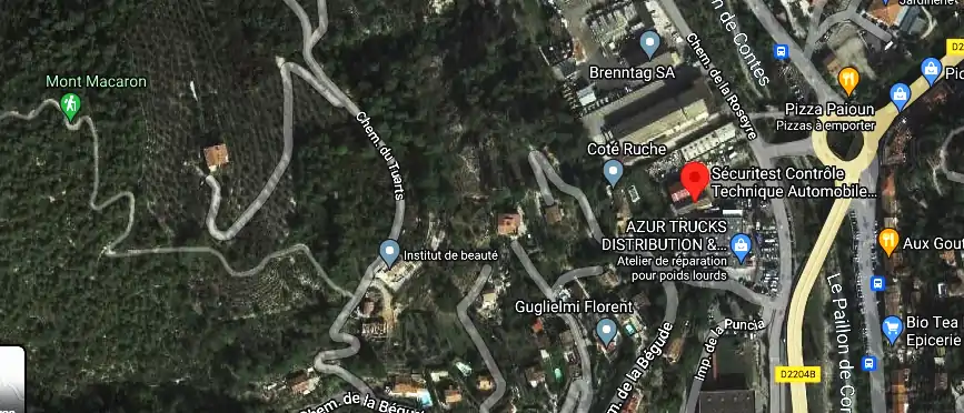 Prix contrôle technique à Contes