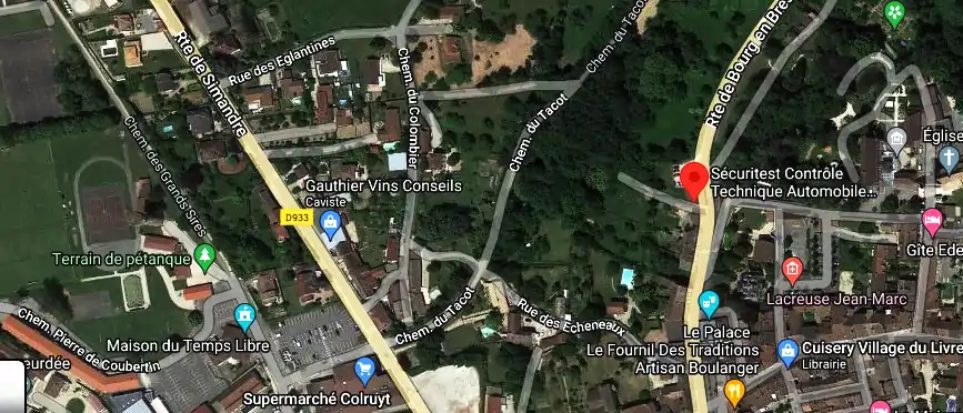 Prix contrôle technique à Cuisery