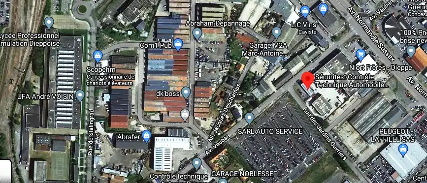 Prix contrôle technique à Dieppe