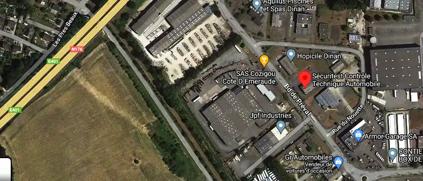 Prix contrôle technique à Dinan