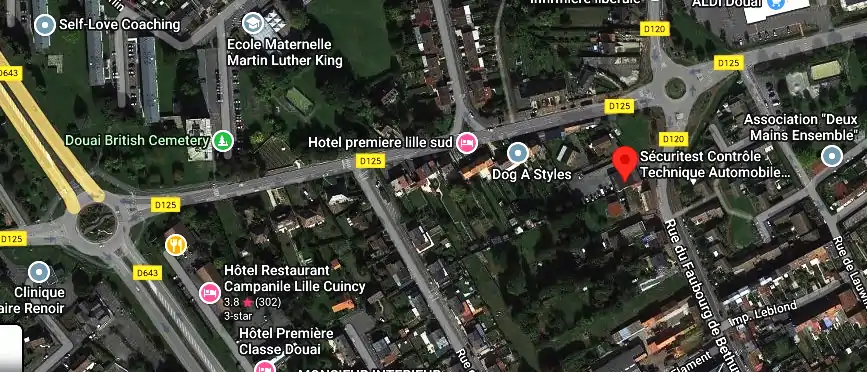 Prix contrôle technique à Douai