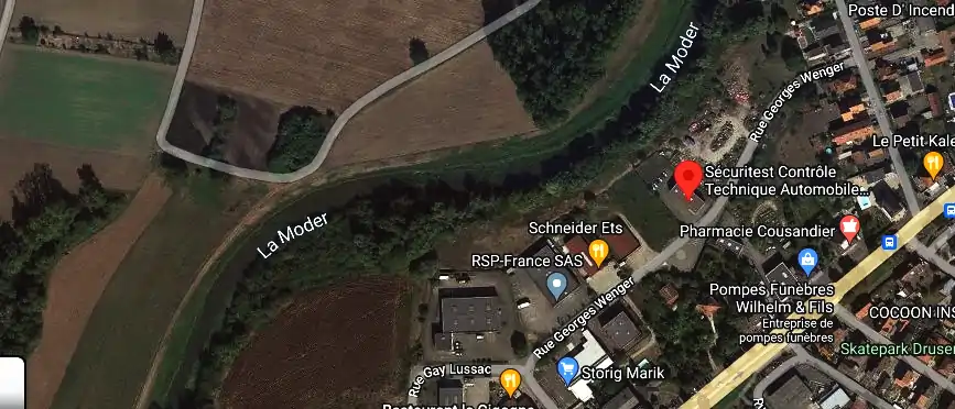 Prix contrôle technique à Drusenheim