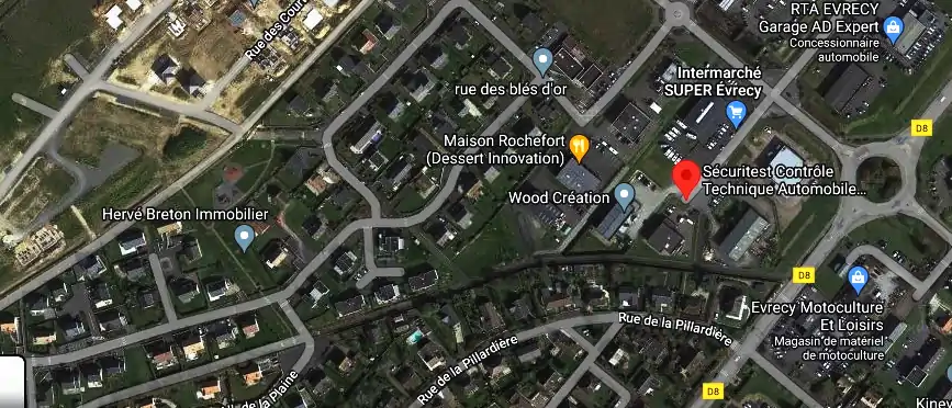 Prix contrôle technique à Évrecy