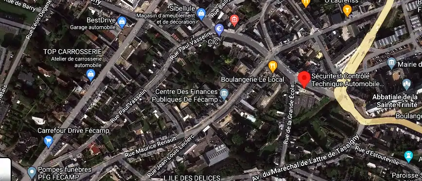 Prix contrôle technique à Fécamp