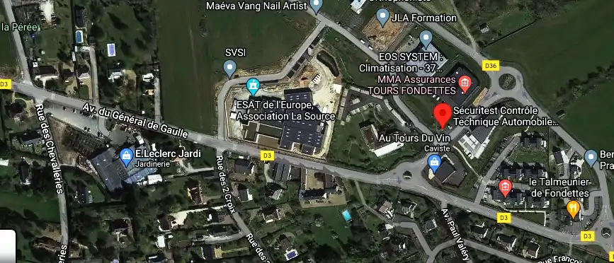 Prix contrôle technique à Fondettes