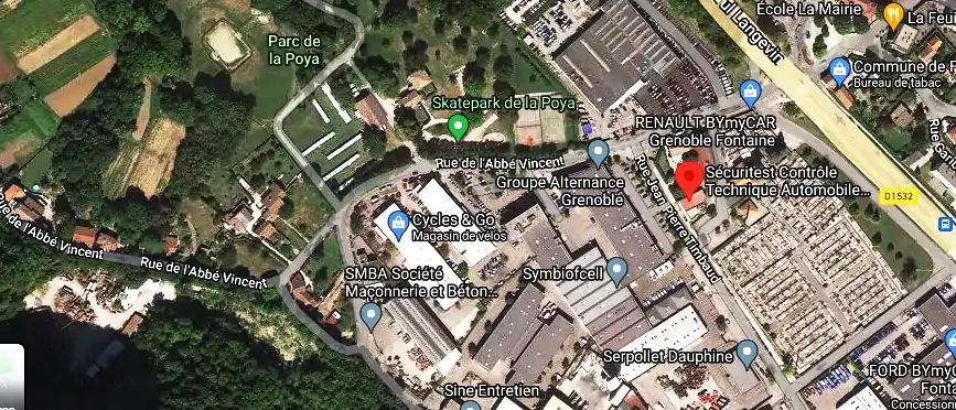 Prix contrôle technique à Fontaine