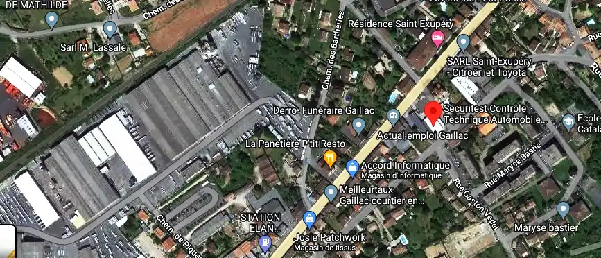 Prix contrôle technique à Gaillac