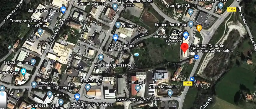 Prix contrôle technique à Gardanne