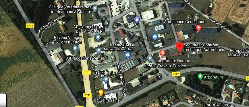 Prix contrôle technique à Saint-Maurice-la-Clouère