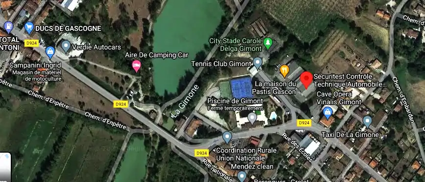 Prix contrôle technique à Gimont