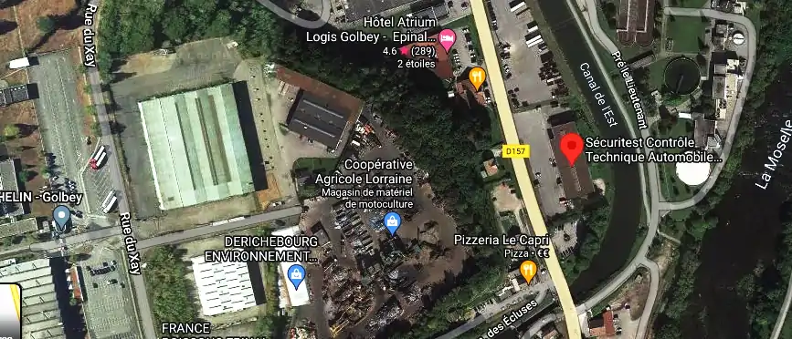 Prix contrôle technique à Golbey