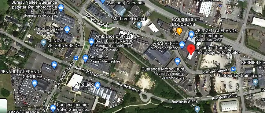 Prix contrôle technique à Guérande