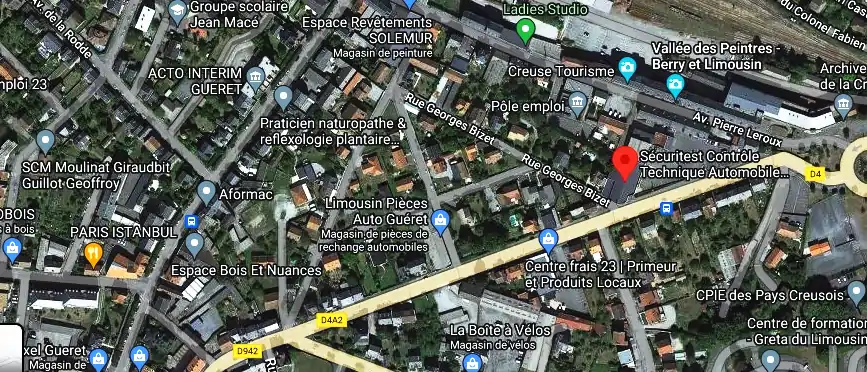 Prix contrôle technique à Guéret